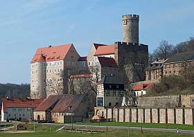 Ausflugsziel zwischen Chemnitz und Leipzig die Burg Gnandstein bei Kohren-Sahlis.