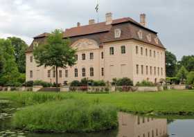 Blick auf Schloss Branitz