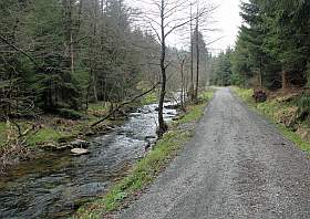 Ausflug ins Erzgebirge, Wanderung Schwarzwassertal bei Jöhstadt nach Steinbach Preßnitztal.