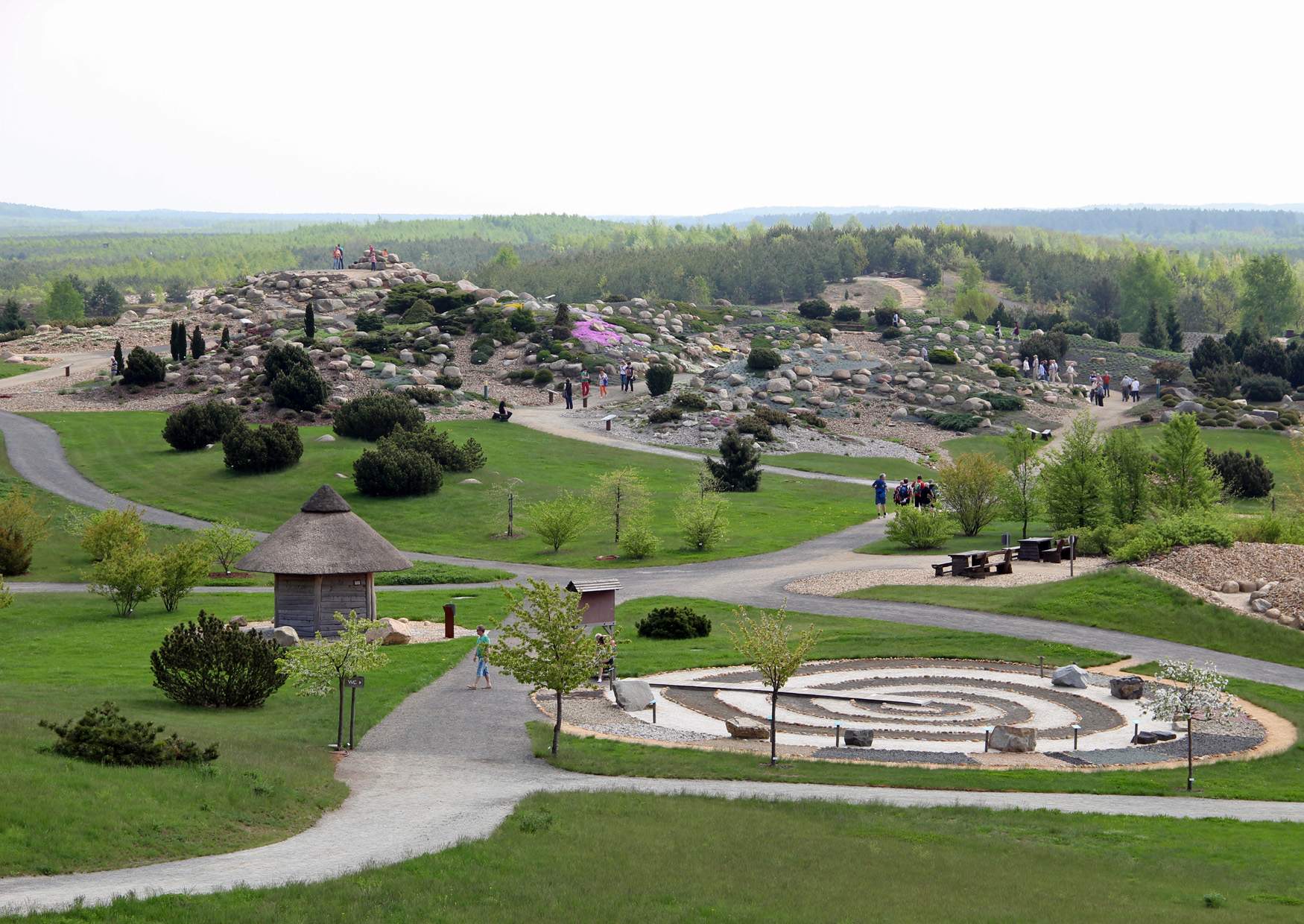 Pfad der Sinne im Findlingspark Nochten