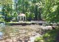 Idyllische Insel im Park Bischheim