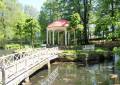 Park Bischheim Pavillon mit Flora-Statue