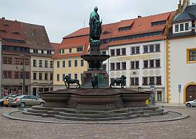 Mittelalterlicher Obermarkt Freiberg