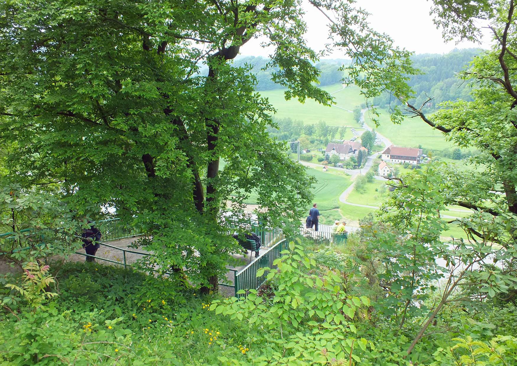 Aussichtspunkt bei Rathen die Kleine Bastei