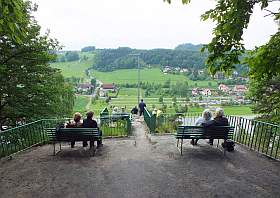 Aussichtspunkt Kleine Bastei in Rathen im Elbsandsteingebirge