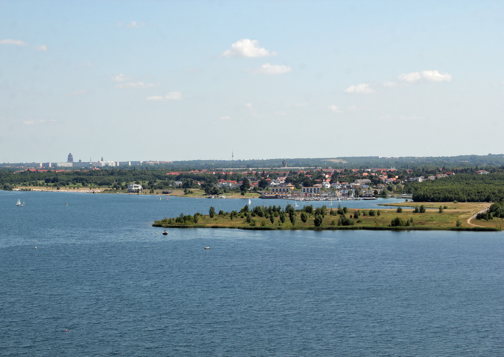 Hafen Zöbigker am Cospudener See