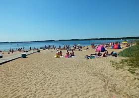 Badesee Cospudener See bei Leipzig in Sachen