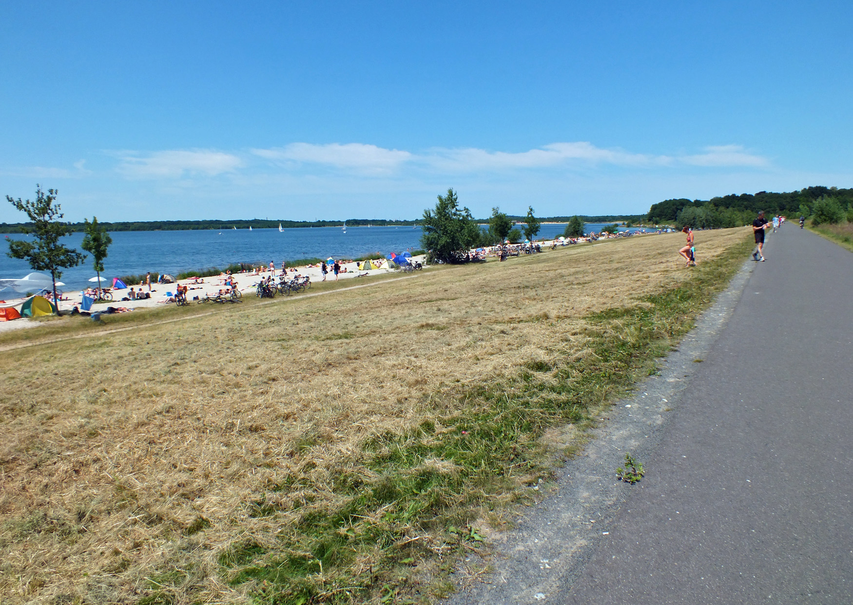 Badestrand am Hafen Zöbigker