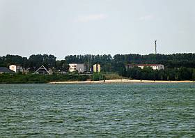 Dreiweiberner See Badestrand bei Lohsa