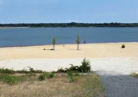 Badestrand, Sandstrand Lohsa am Dreiweiberner See