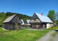 Alte Bauernhöfe im Vogtländischen Freilichtmuseum Eubabrunn