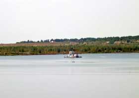 Störmthaler See schwimmende Kirche