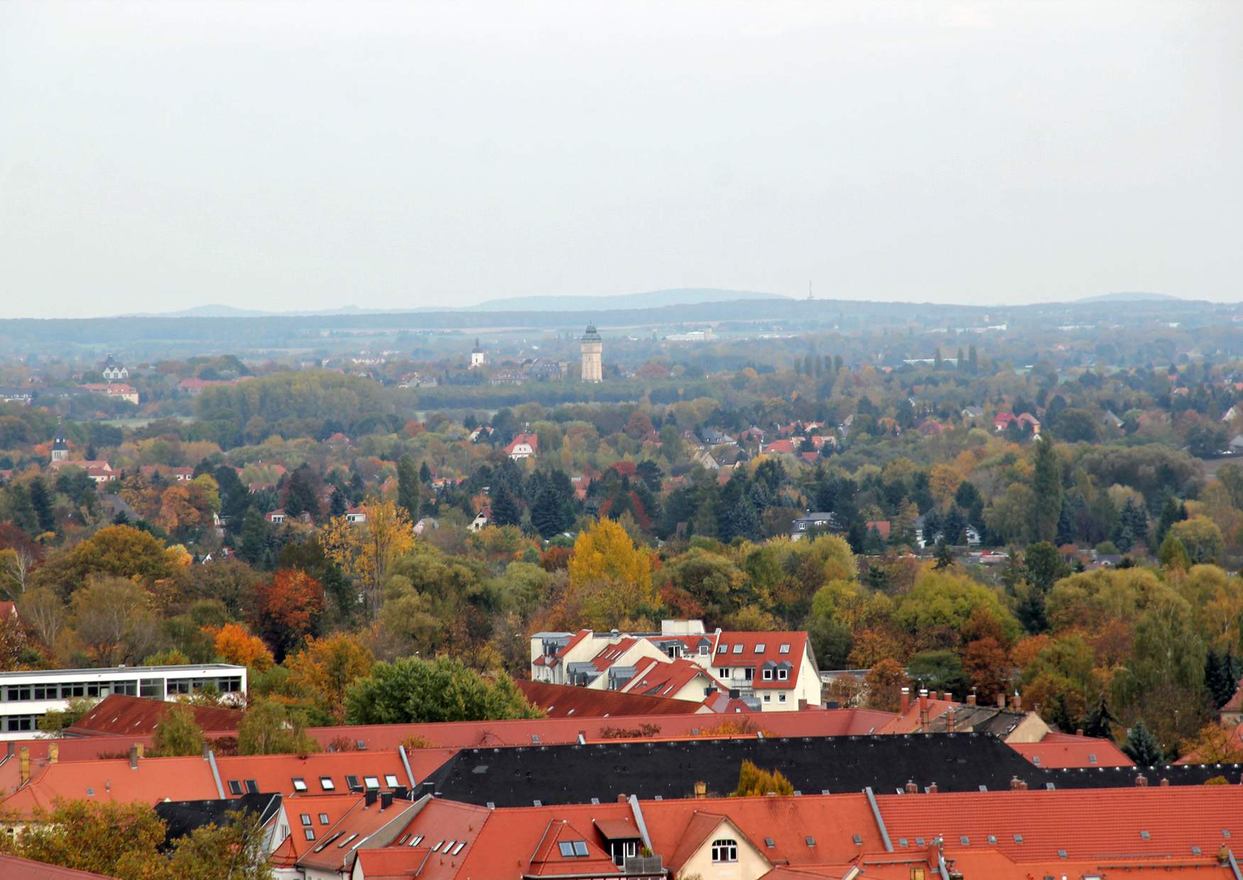 Aussicht vom Völkerschlachtdenkmal