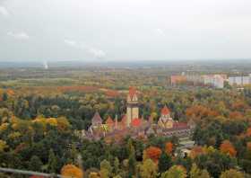 Blick auf den Südfriedhof Leipzig