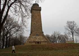 Aussichtsturm Glauchau, der 45 Meter hohe Bismarckturm