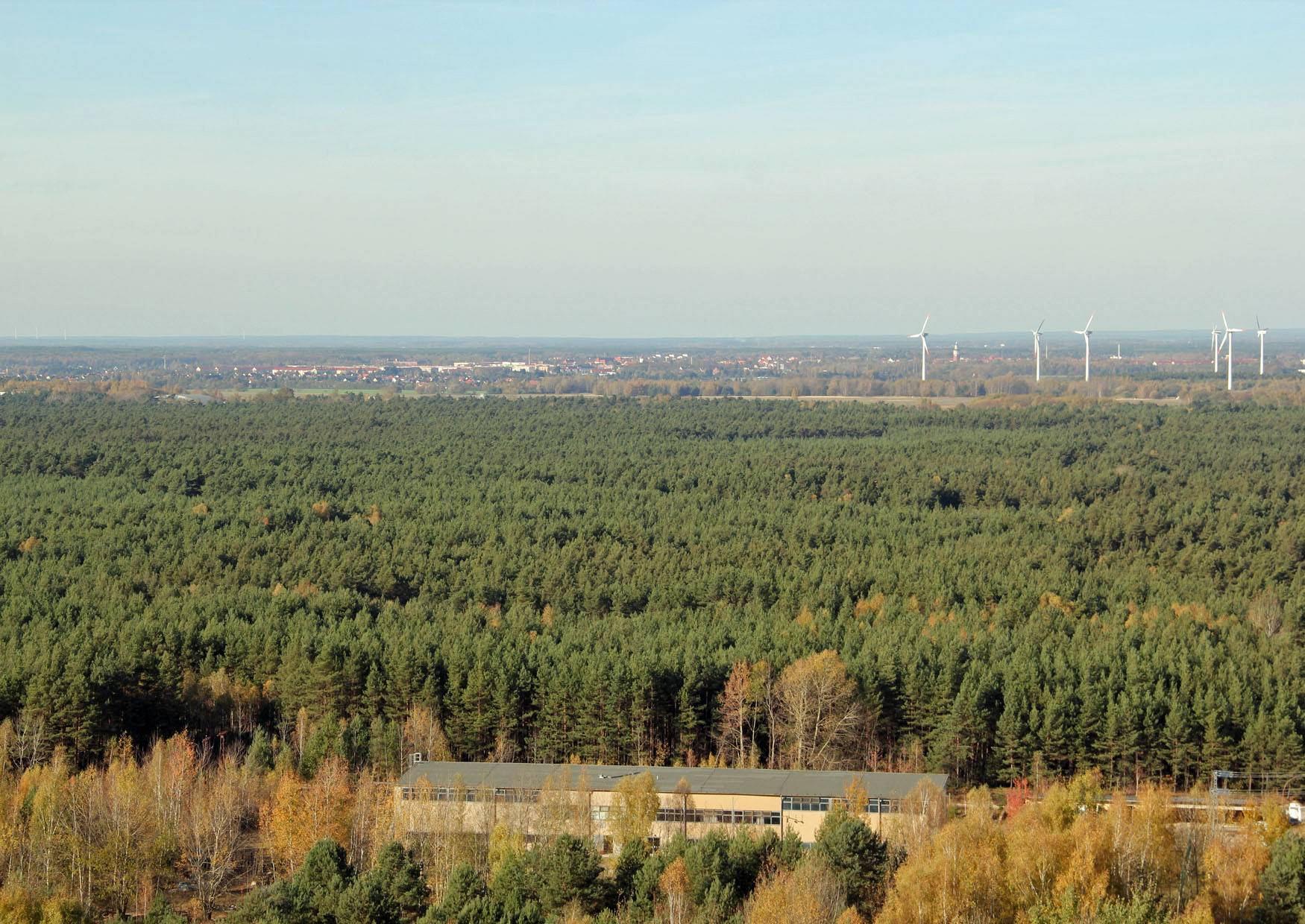 Besucherbergwerk F60 Blick aus 70 Meter Höhe