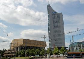 Aussichtsturm Aussichtsplattform Leipzig Panorama Tower City Hochhaus