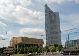 Aussichtsturm Aussichtsplattform Leipzig Panorama Tower City Hochhaus