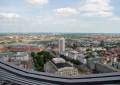 Blick von der Aussichtsplattform des City Hochhaus Leipzig