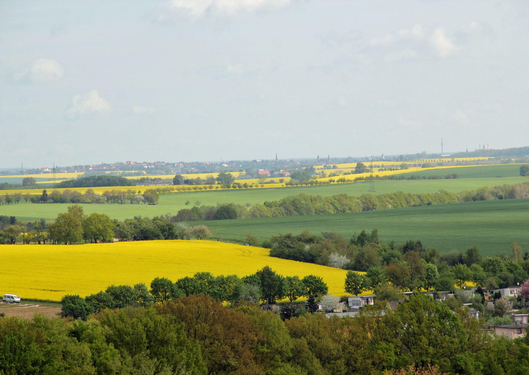 Altenburg der Blick vom Aussichtsturm Schmölln