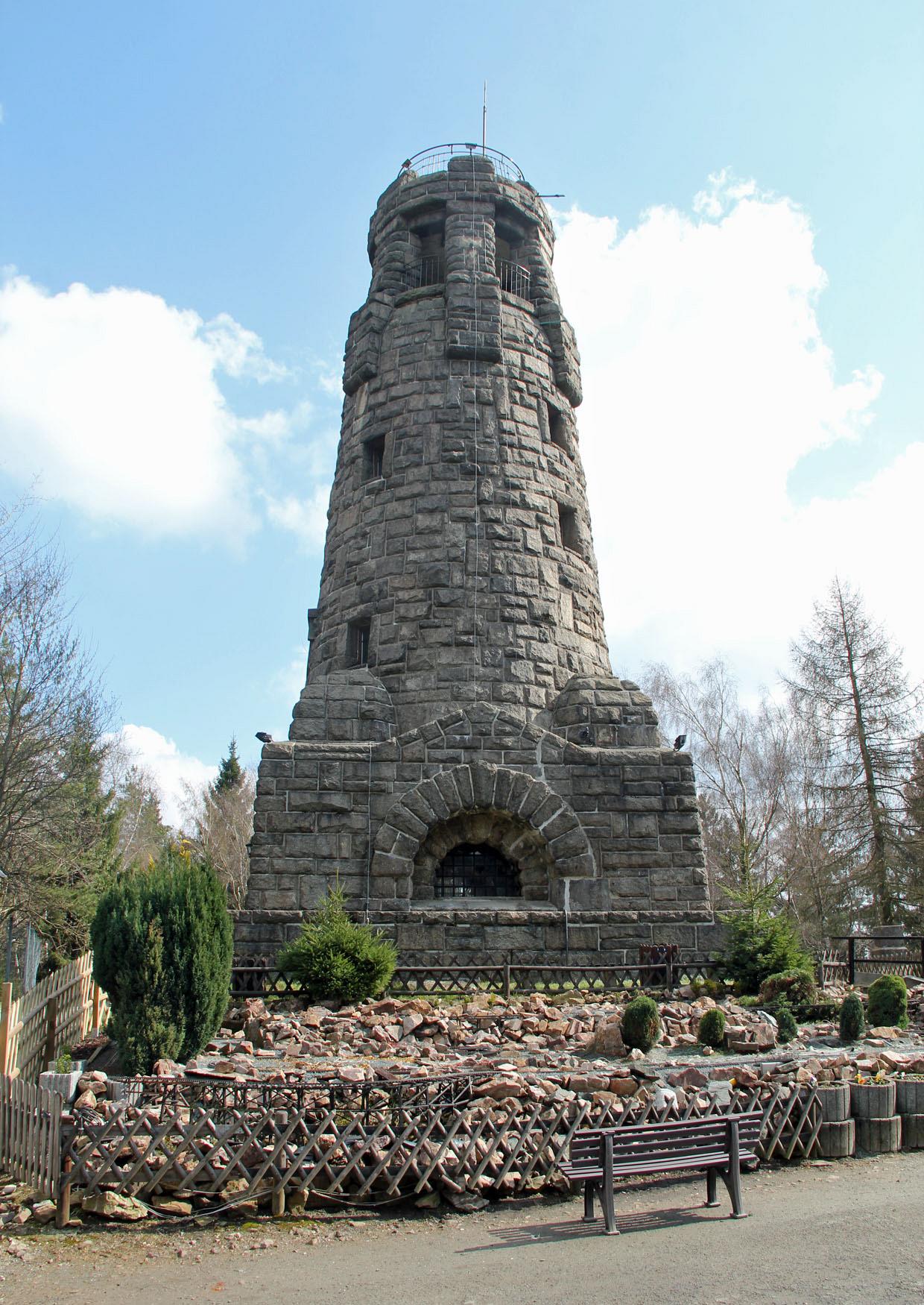 Aussichtsturm, Bismarckturm auf dem Kuhberg bei Netzschkau