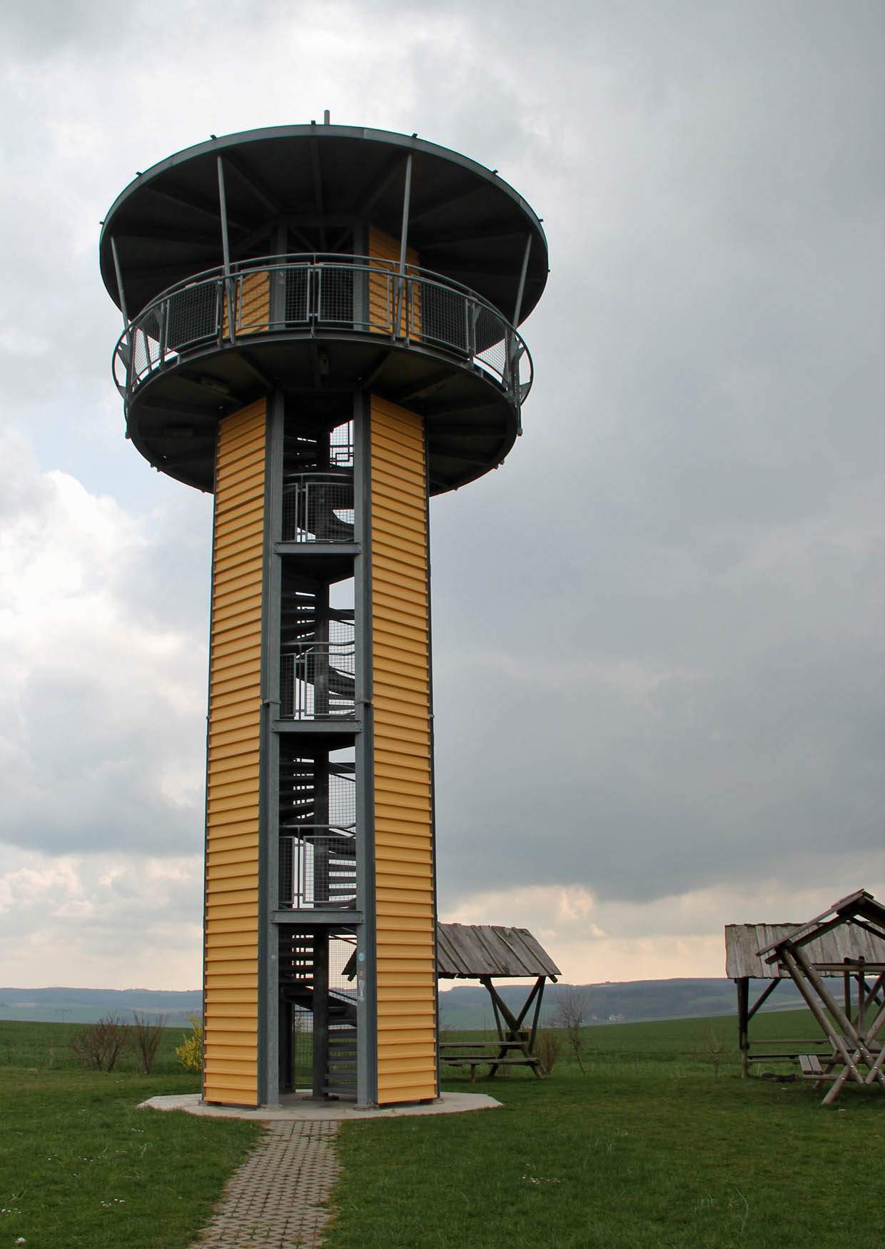 Aussichtsturm im thüringer Vogtland