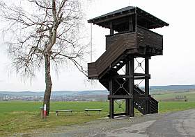 Ausflugsziel im Erzgebirge Aussichtsturm Zwönitz