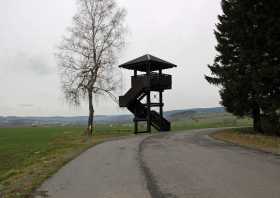 Aussichtsturm Zwönitz bei Aue, Lößnitz, Geyer und Chemnitz im Erzgebirge