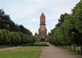 Südfriedhof Leipzig Allee vom Nordtor zur Kapellenanlage