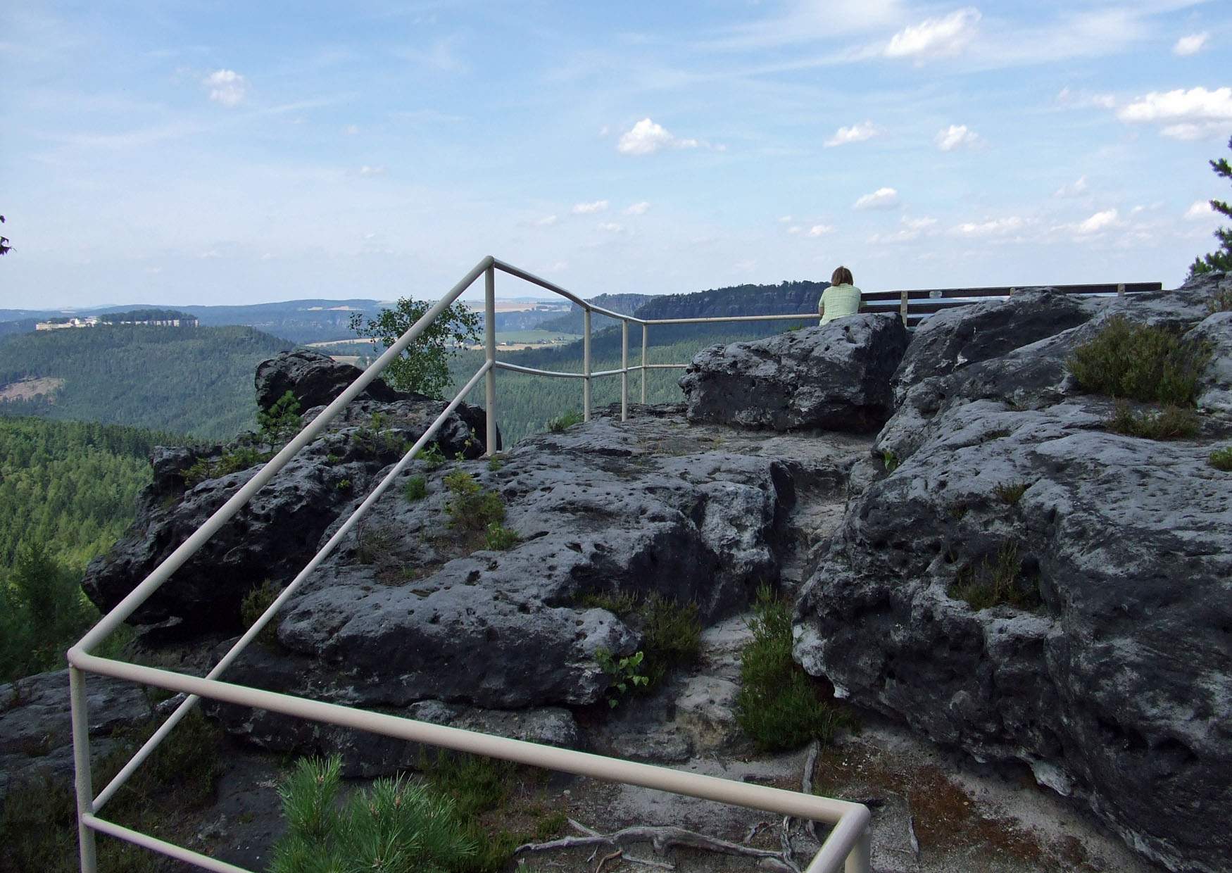 Ausflugsziel Aussichtspunkt Lampertsstein Sächsische Schweiz