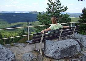 Aussichtspunkt Lampertsstein Bielatal