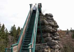 Aussichtspunkt Greifensteine Aussichtsfelsen Geyer Erzgebirge