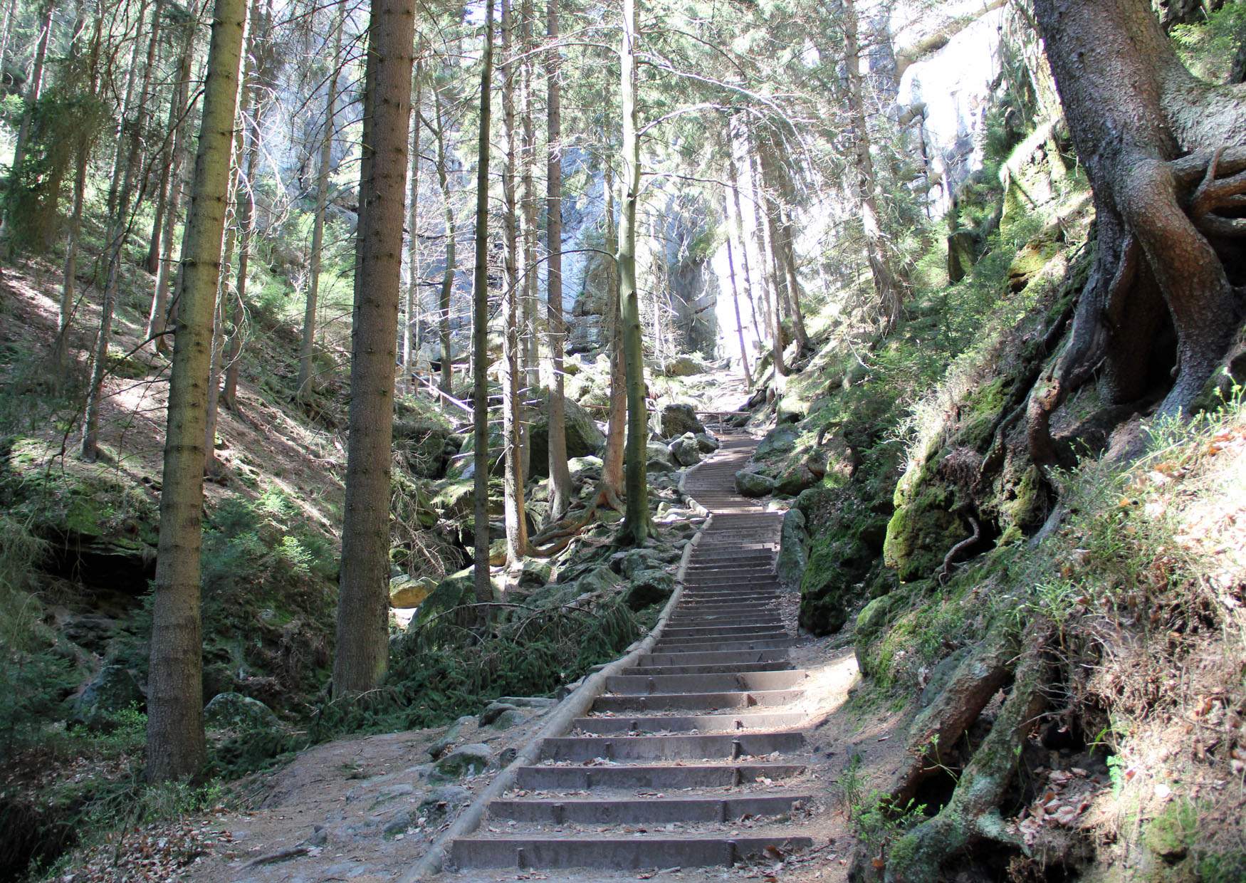 Schwedenlöcher Treppen zur Bastei