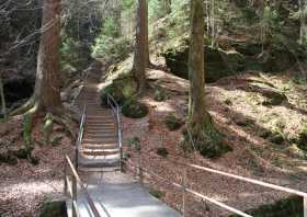 Schwedenlöcher Wanderweg vom Amselgrund zur Bastei