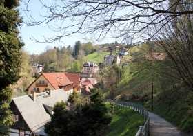 Basteiweg nach Rathen Wanderung von der Bastei