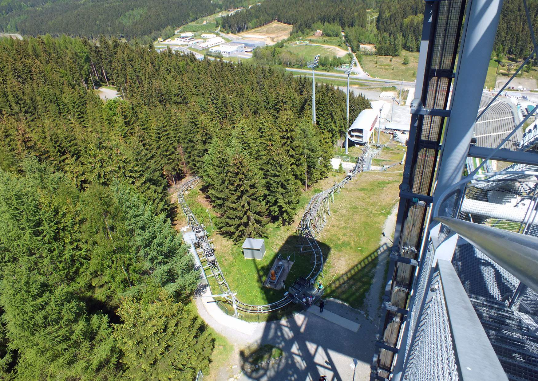 Vogtland Arena Klingenthal Bahn an der Schanze