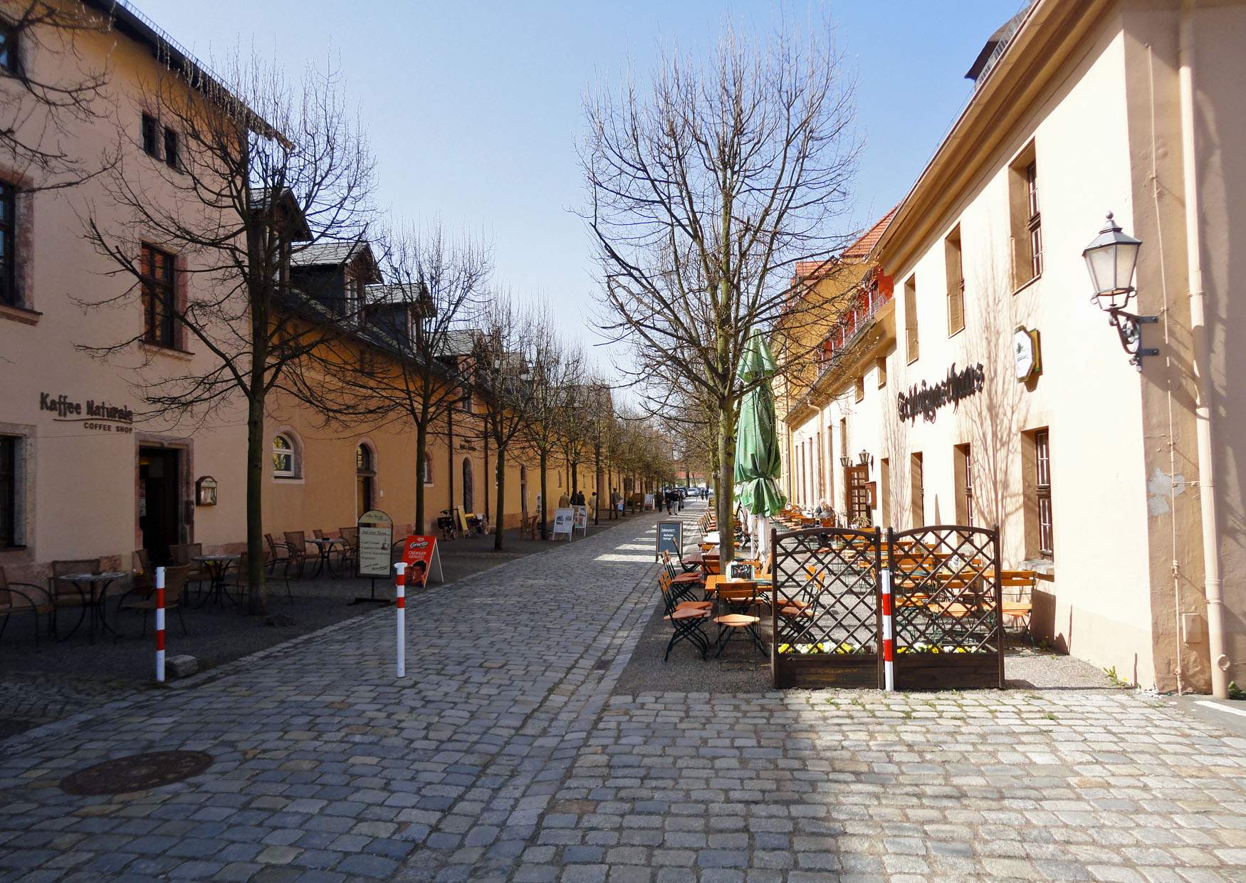 Schlossallee Fußgänerzone in Lichtenwalde