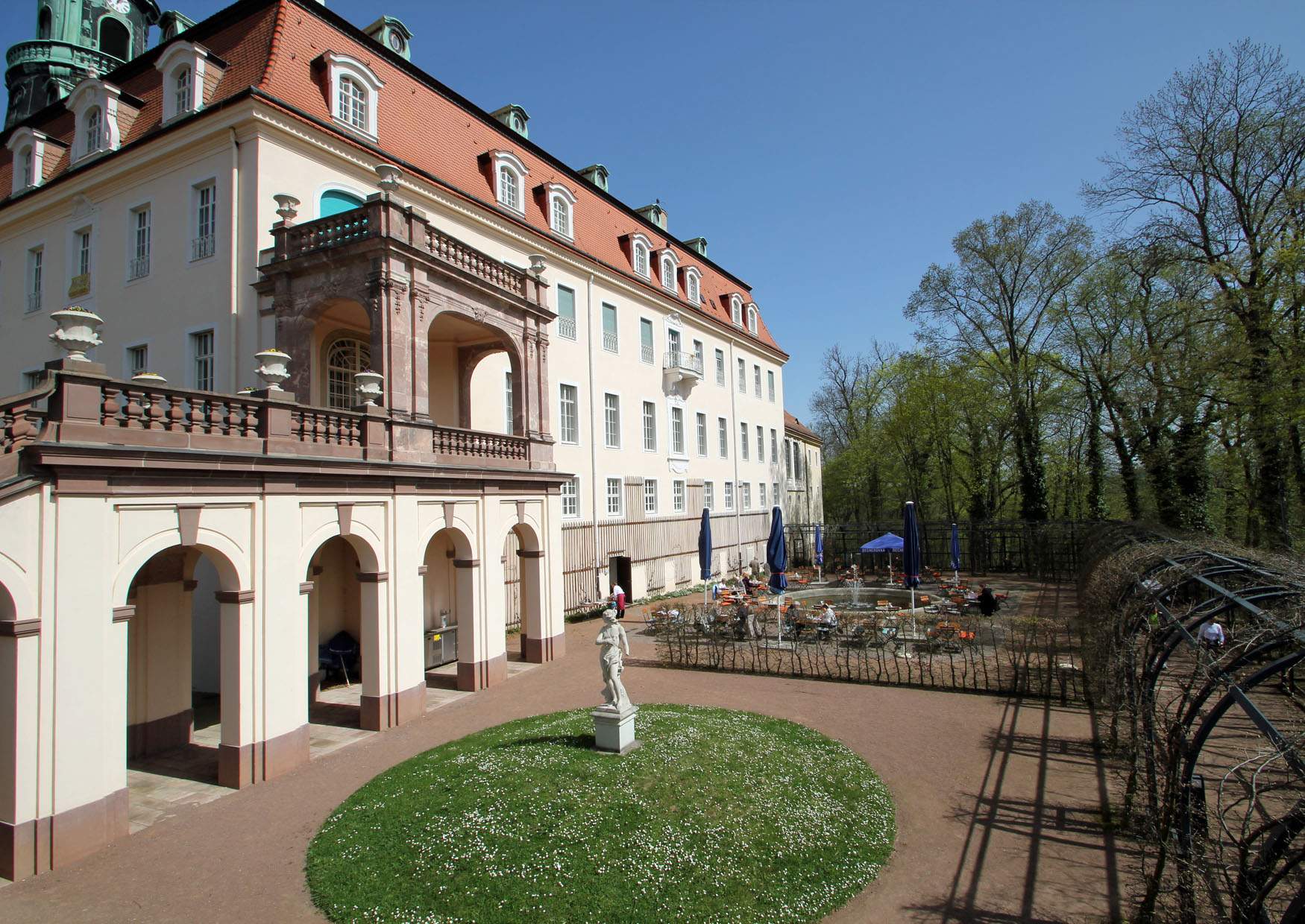 Altan und Restaurant Schloss Lichtenwalde