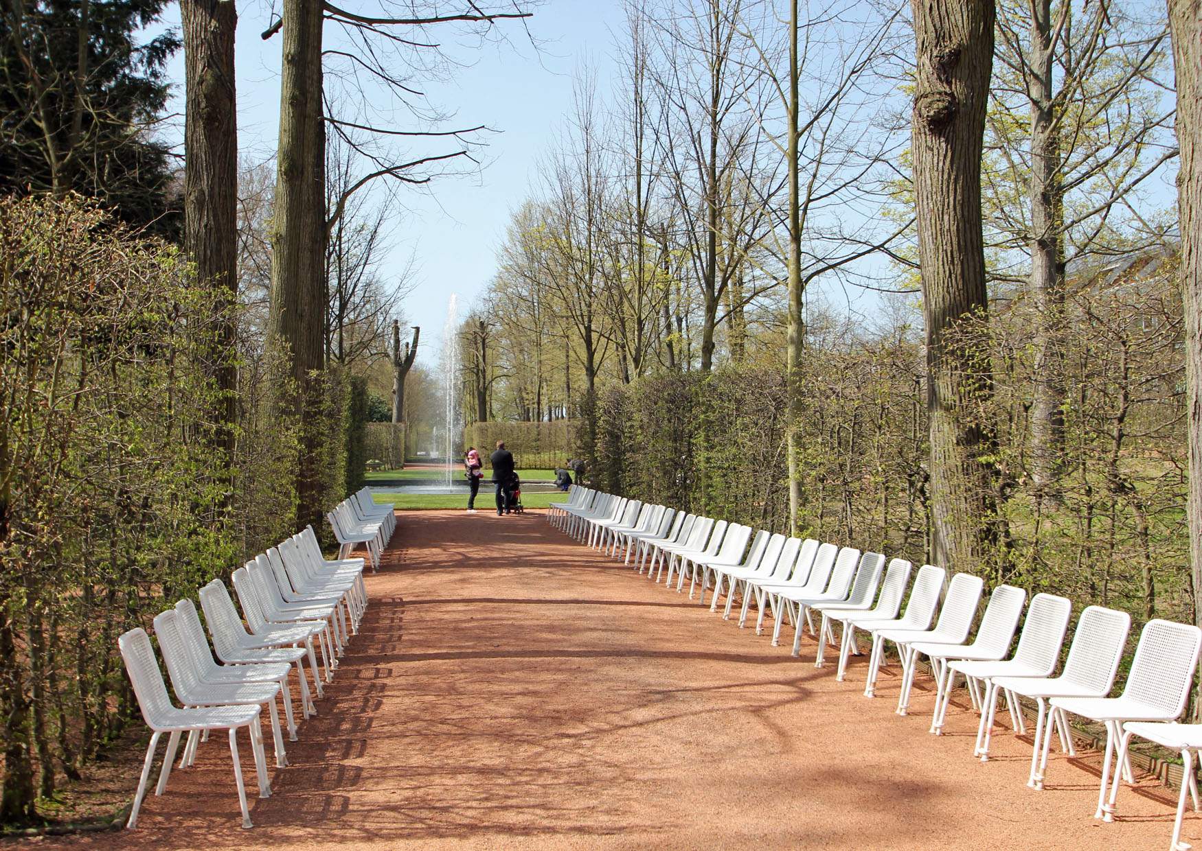 Sichtachsen im Barockgarten Lichtenwalde