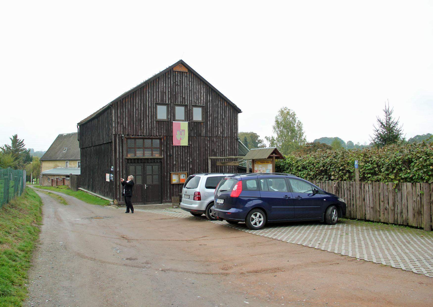 Freilichtmuseum Bergstadt Bleyberg Parkplatz Eingang