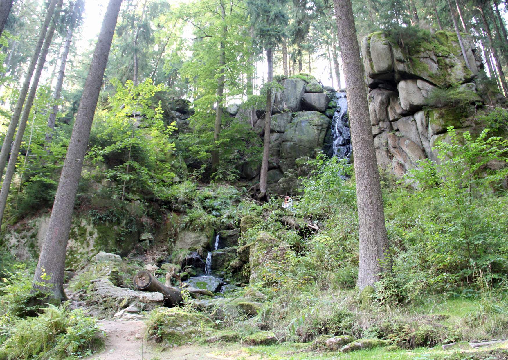 Wanderziel Wasserfall Blauenthal Erzgebirge Eibenstock