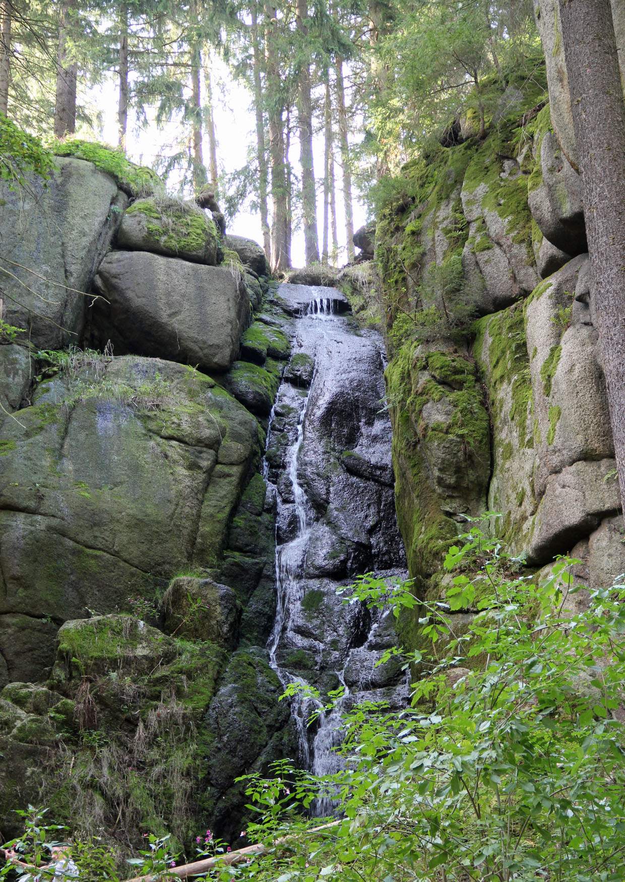 Ausflugsziel Erzgebirge Blauenthaler Wasserfall