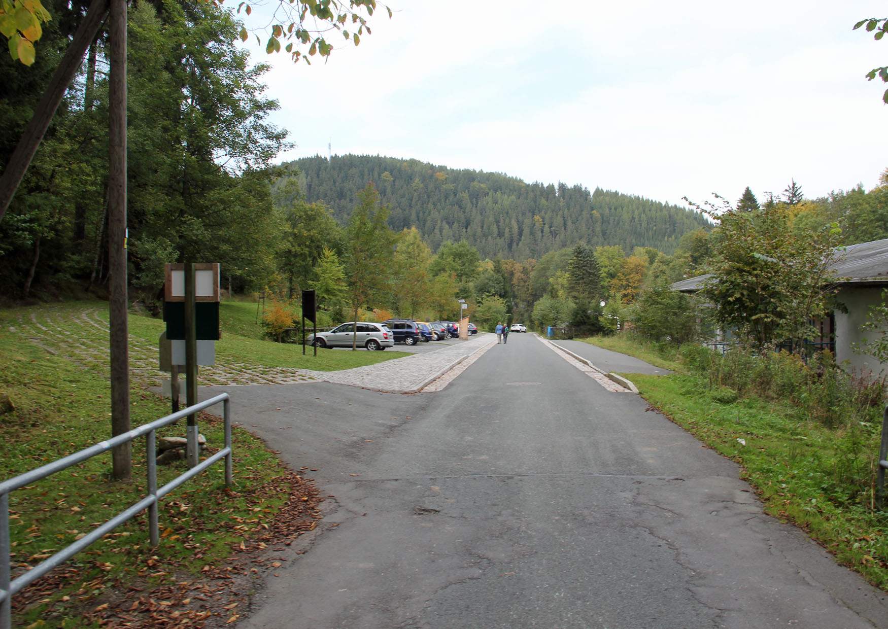 Parkplatz am Blauenthaler Wasserfall