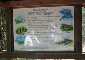Naturschutzgebiet Hormersdorfer Hochmoor Informationstafel
