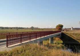 Kraftwerk Boxberg Brücke vor Tagebau Reichwalde