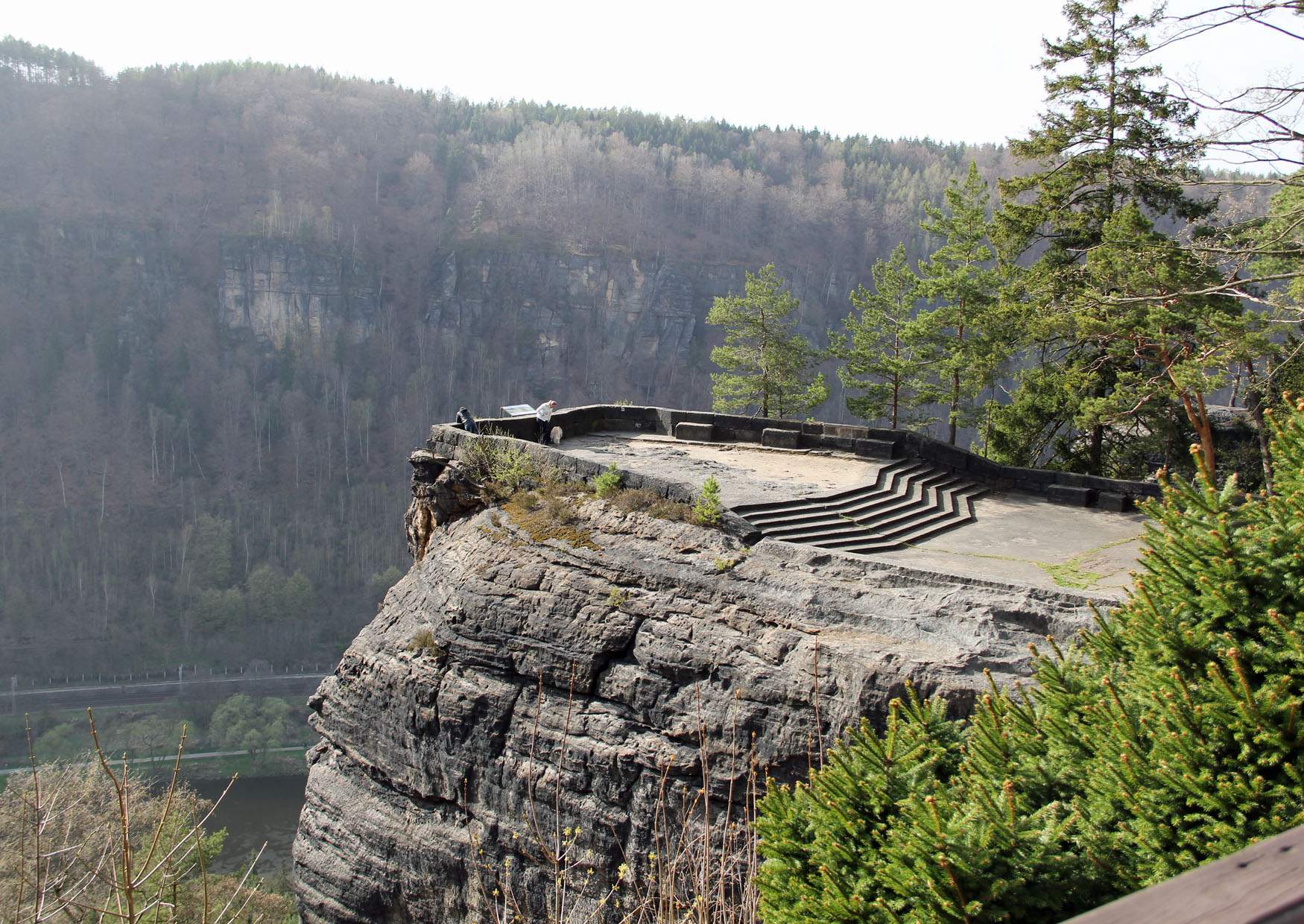 Vyhlídka Belvedér - Aussicht Belvedere