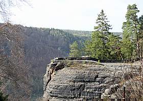 Aussichtspunkt Belvedere Decin - Vyhlídka Belvedér