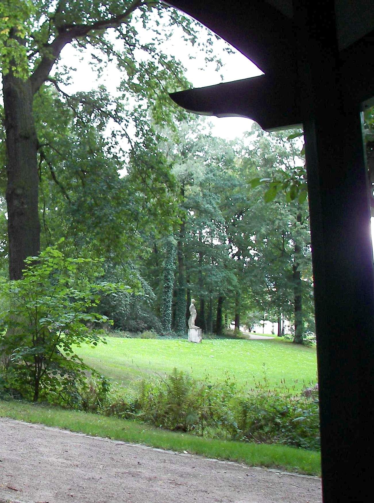 Romantischer Landschaftgarten Lischtenstein Ausblick vom Pavillon