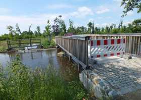 Parkanlage Walda wegen Hochwasser gesperrt