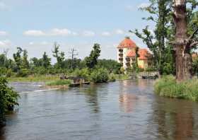 Walda-Kleinthiemig Hochwasser der Großen Röder